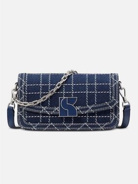 kate spade Navy Quilted Chain Shoulder Bag